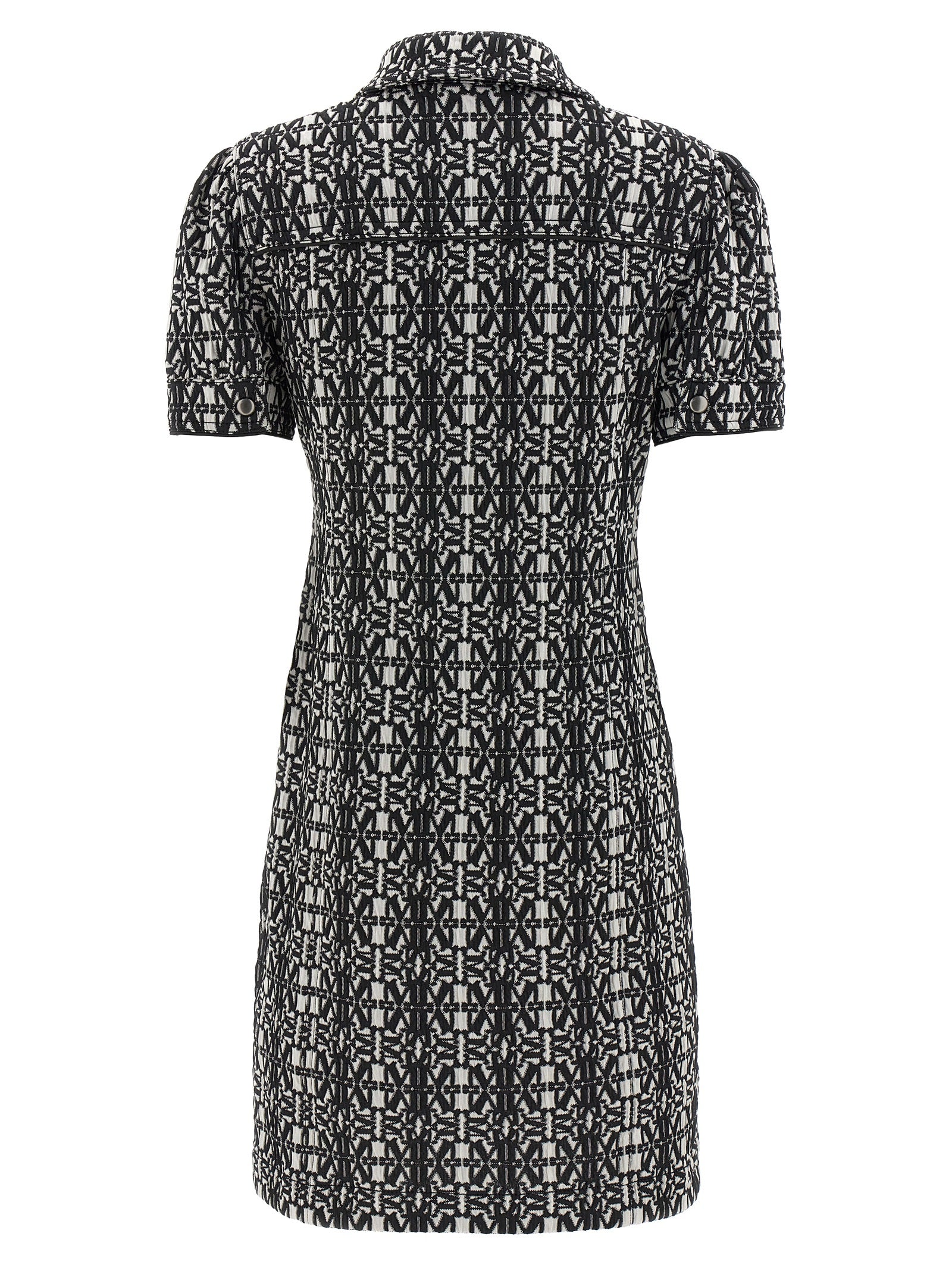 Zweifarbiges Polyester-Kurzkleid