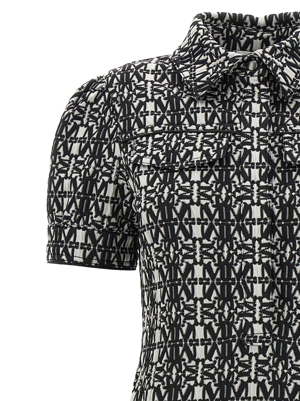 Zweifarbiges Polyester-Kurzkleid