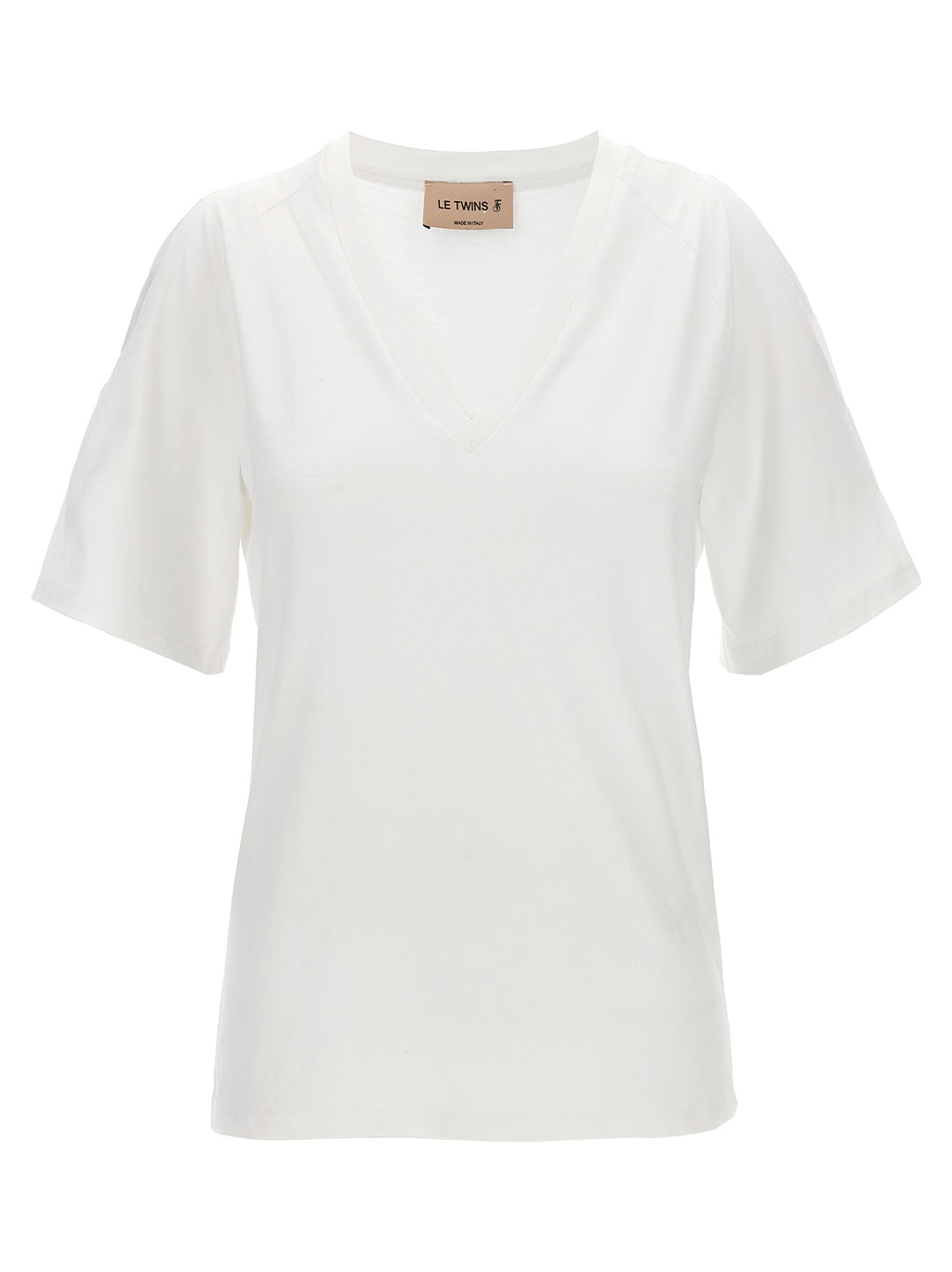 LE TWINS White Cotton T-Shirt