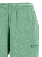 ROTATE BIRGER CHRISTENSEN Bicolor Cotton Joggers (Workout Pants)