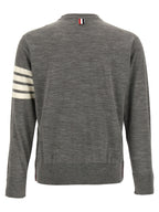 Gray Virgin Wool Cardigan
