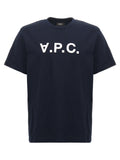A.P.C. Blue Cotton T-Shirt