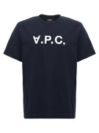 A.P.C. Blue Cotton T-Shirt