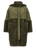 BLANCHA Bicolor Polyester Coat