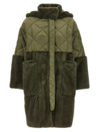 BLANCHA Bicolor Polyester Coat