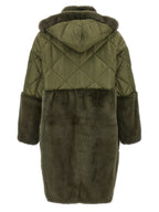 BLANCHA Bicolor Polyester Coat