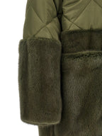 BLANCHA Bicolor Polyester Coat