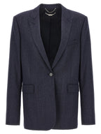 Stella McCartney Blue Viscose Blazer