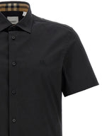 Burberry Black Cotton Blouse
