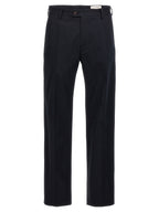 Alexander McQueen Blue Cotton Casual Pants