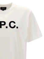 A.P.C. White Cotton T-Shirt
