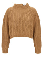 Max Mara Beige Wool Cardigan