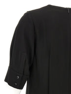 Sportmax Black Viscose Midi Dress