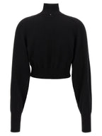 Sportmax Black Virgin Wool Cardigan
