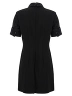 Sportmax Black Viscose Short Dress
