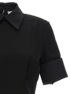 Sportmax Black Viscose Short Dress