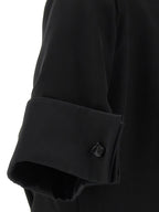 Sportmax Black Viscose Short Dress
