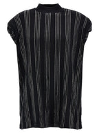 The Attico Black Cotton Short Dress