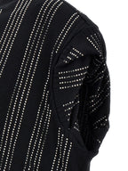 The Attico Black Cotton Short Dress