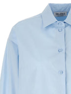 The Attico Blue Cotton Blouse