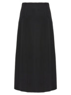 Ermanno Scervino Black Virgin Wool Mini Skirt