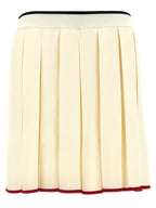 Thom Browne White Virgin Wool Long Skirt