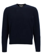 Thom Browne Blue Virgin Wool Cardigan