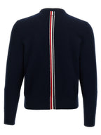 Thom Browne Blue Virgin Wool Cardigan