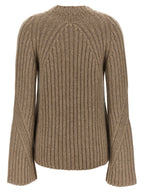 Khaite Beige Cashmere Cardigan
