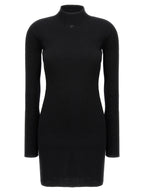 Courrèges Black Cotton Short Dress