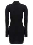 Courrèges Black Cotton Short Dress