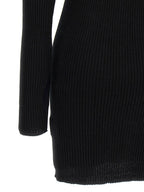 Courrèges Black Cotton Short Dress