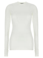 Darkpark White Polyester Long Sleeve T-Shirt