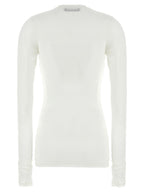 Darkpark White Polyester Long Sleeve T-Shirt