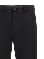 Department 5 Black Cotton Casual Pants