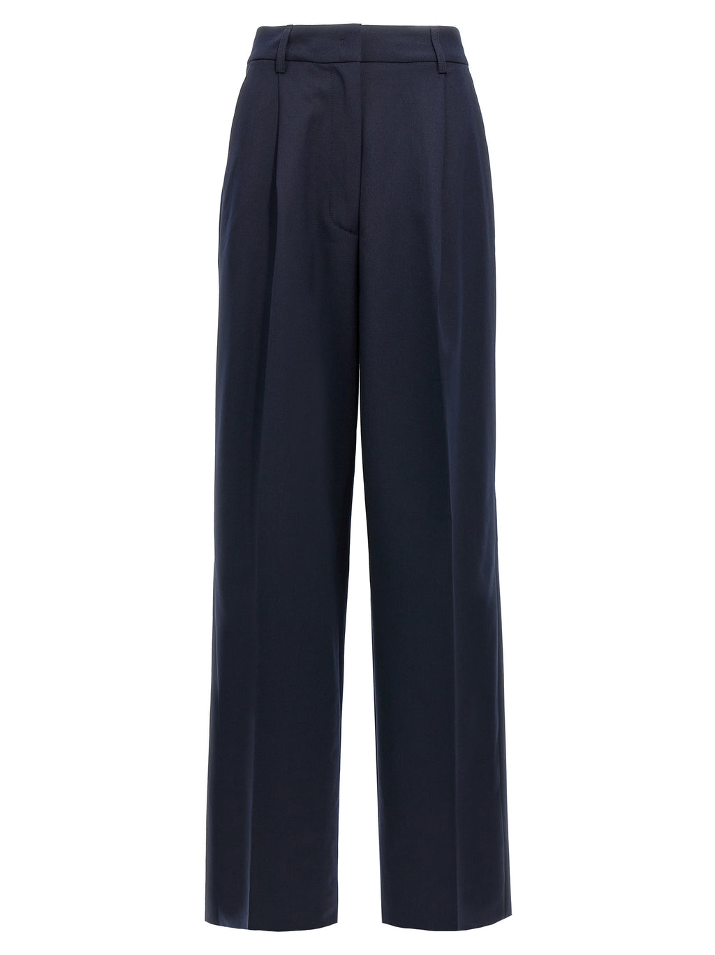 THELATEST Blue Polyester Casual Pants