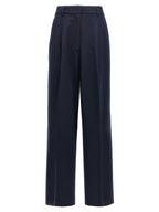 THELATEST Blue Polyester Casual Pants
