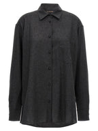 The Andamane Gray Wool Blouse