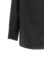 The Andamane Gray Wool Blouse