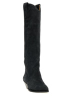 Isabel Marant Black Calfskin Chelsea Boots