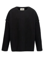 Jil Sander Black Wool Cardigan