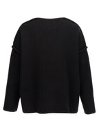 Jil Sander Black Wool Cardigan