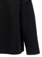 Jil Sander Black Wool Cardigan