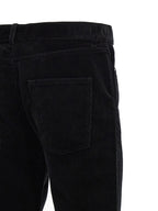 Saint Laurent Black Cotton Casual Pants