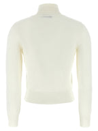 ANTONINO VALENTI White Merino Wool Cardigan
