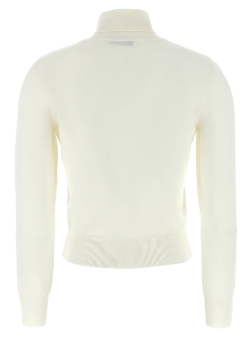 ANTONINO VALENTI White Merino Wool Cardigan