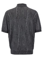 Etro Multicolor Silk Polo Shirt