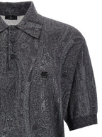 Etro Multicolor Silk Polo Shirt