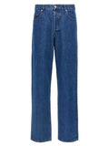 A.P.C. Blue Cotton Straight-Leg Jeans