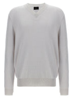 Brioni White Cashmere Cardigan